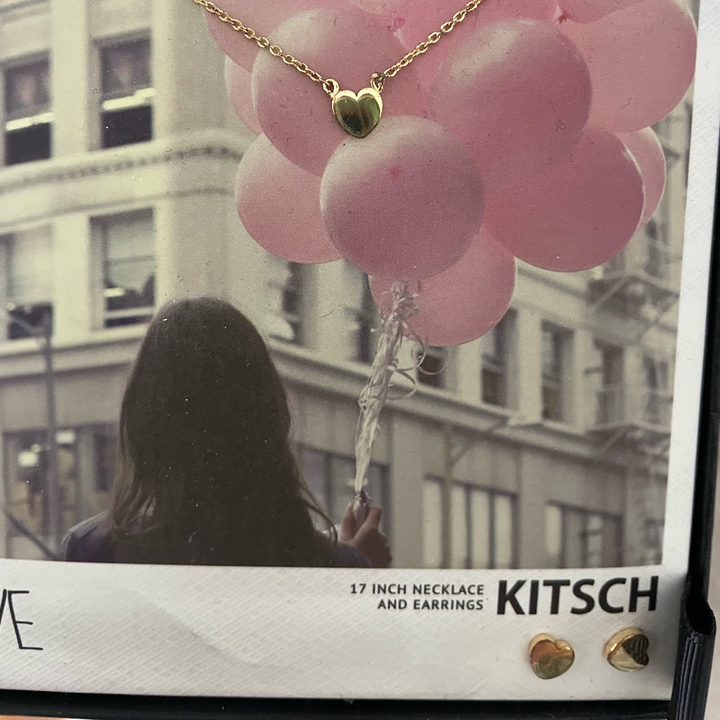 Heart And Necklace Earring Set